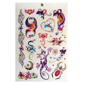Felragasztható tetoválás készlet gyerekeknek több mint 80 mintával (BBM) (FX) - Image 4