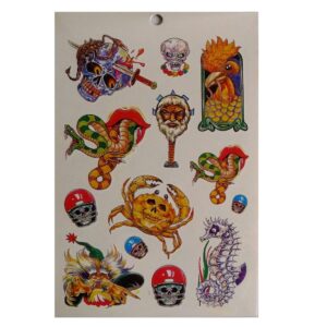 Felragasztható tetoválás készlet gyerekeknek több mint 80 mintával (BBM) (FX) - Image 15