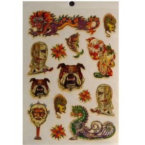 Felragasztható tetoválás készlet gyerekeknek több mint 80 mintával (BBM) (FX) - Image 8