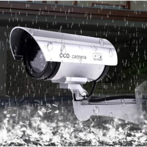 Dönthető, forgatható, vízálló valósághű álkamera - pulzáló piros LED-del a behatolók ellen (BBL) - Image 3