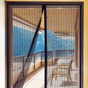 Ajtóra rögzíthető mágneses szúnyogháló - mágneszáras - 220 x 100 cm (BBM) - Image 6