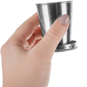 2in1 összecsukható, mini pohár és kulcstartó - max 80 ml (BBL) - Image 4