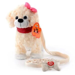 Sétáló, zenélő fehér kutya - pórázzal vezethető kutyus (BBJ) - Image 3