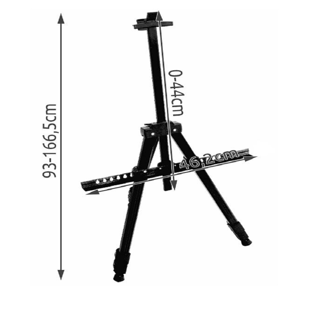 Alumínium festőállvány állítható, csúszásmentes lábakkal – 52 x 10 cm (BB-0553) (8)