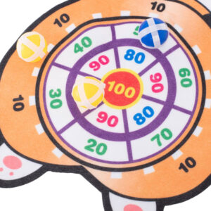 Tépőzáras gyermek darts - célba dobó tábla mókás kutya mintával (BBI-5615) - Image 3