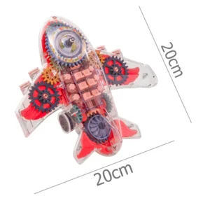 Átlátszó műanyag repülőgép fény- és hanghatásokkal (BBJ) - Image 4