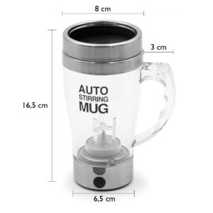 Automata önkeverő bögre kávéhoz, turmixhoz, smoothiehoz - szivárgásmentes utazó pohár (BBV) - Image 4