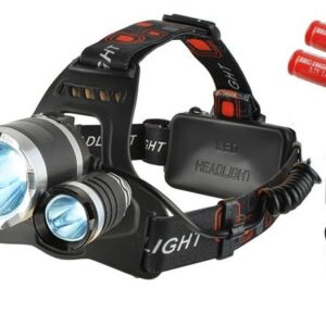 BR3 Fejlámpa 3 lámpás, akkumulátorral, töltővel (BBL) - Image 6