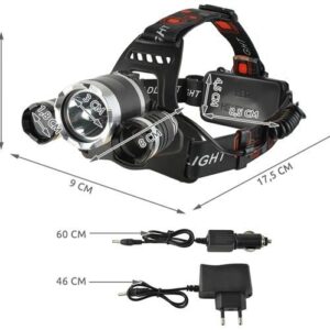 BR3 Fejlámpa 3 lámpás, akkumulátorral, töltővel (BBL) - Image 7