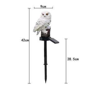 Bagoly alakú LED-es, napelemes kültéri dekor lámpa leszúrótüskével (BBV) - Image 14