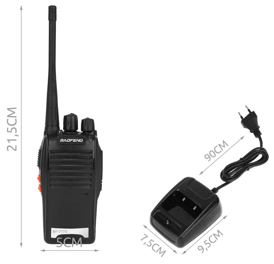 Baofeng Walkie Talkie szett (2 db-os) – Baofeng BF-777S (BB9204) (5)