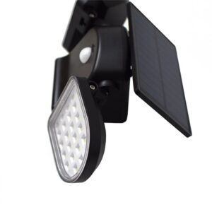 56 LED-es napelemes fali lámpa fény-, és mozgásérzékelővel (BBV) - Image 4