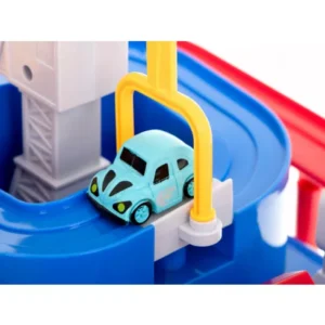 Car adventure izgalmas játék autópálya szett 4 db kisautóval és helikopterrel (BBJ) - Image 7