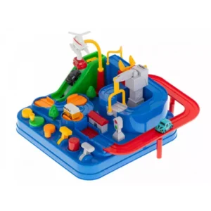 Car adventure izgalmas játék autópálya szett 4 db kisautóval és helikopterrel (BBJ) - Image 13