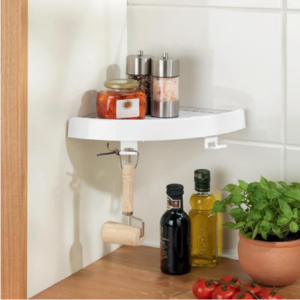 Szerelésmentes univerzális sarokpolc fürdőszobába, konyhába (BBM) (BBKM) - Image 4