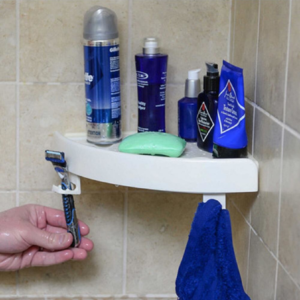 Szerelésmentes univerzális sarokpolc fürdőszobába, konyhába (BBM) (BBKM) - Image 8