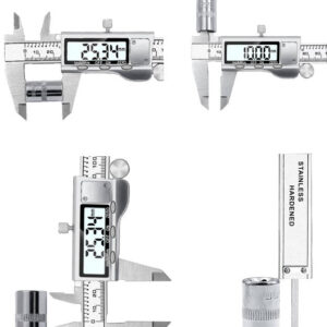 Digitális tolómérő praktikus tárolóban - nagy LCD kijelzővel, 3 mérési tartománnyal (BBL) - Image 6