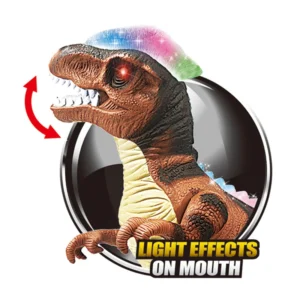 Dilophosaurus távirányítós játék dínó világító dupla taréjjal - 40 cm (BBMJ) - Image 4