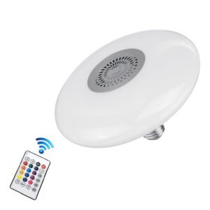 E27 RGB Bluetooth UFO lámpa hangszóróval + távirányítóval - 48W (BBJH) - Image 3