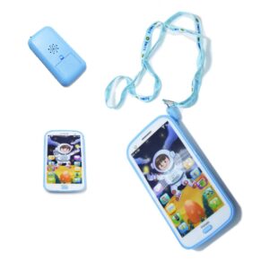 Első telefonom - zenélő, nyakba akasztható játéktelefon, kék (BBJ) - Image 6