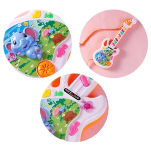 Nyakba akasztható elemes játék gitár dallamokkal - 45 cm (BBMJ) - Image 5