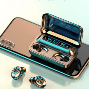 F9-10 TWS vezeték nélküli Bluetooth fülhallgató LCD kijelzővel, akkus töltődobozzal (BBV) - Image 3