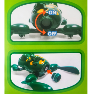 Félix, az úszó béka - fürdőjáték kádba, strandra, bekapcsolva a vízben úszik, a szárazon mászik (BBJ) - Image 5