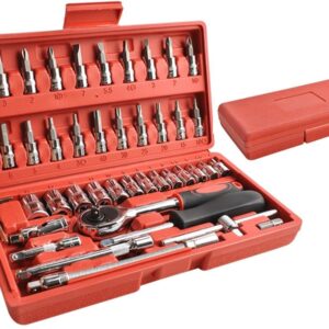 FLINKE/NONA 46 részes dugókulcs készlet praktikus tárolódobozban (BBL)(BBD) - Image 3