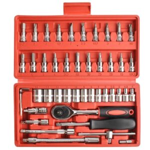 FLINKE/NONA 46 részes dugókulcs készlet praktikus tárolódobozban (BBL)(BBD) - Image 4
