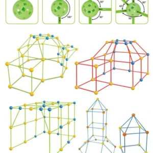 FORTKID várépítő készlet gyerekeknek - világít a sötétben (BBJ) - Image 14