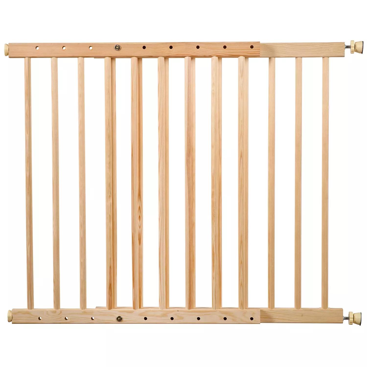 Fából készült biztonsági ajtórács – lépcsővédő, állítható szélességgel (BB-21730) (12)