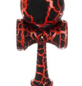 Fából készült készségfejlesztő játék (kendama) - piros - Image 5