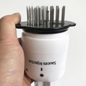 Fűszer és pác adagoló, rozsdamentes acélpengékkel - húspuhító injekciós pácoló (BBM) - Image 3