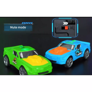 Elemes játékautó motorbúgás, fékcsikorgás és cápa hanggal - ütközéskor a motortérből cápa fej bukkan elő (BBJ) - Image 5