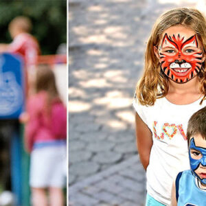 Gyermek arcfestő készlet 6 vidám színnel (BBJ)(SB) - Image 4