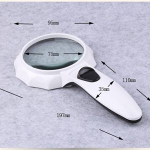 Hatalmas nagyító beépített 6 LED világítással - max 4x nagyítással (BBL) - Image 3