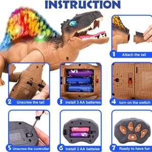 Heterodontosaurus távirányítós játék dínó élethú mozgással - 38 cm (BBJ) - Image 6