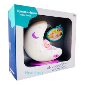 Holdacska alakú zenélő éjjeli lámpa babáknak és kisgyermekeknek (BBJ) - Image 5