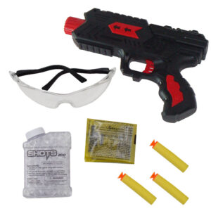 Játék pisztoly zselégolyókkal, tapadókorongos szivacstöltényekkel, és védőszemüveggel (BBJ) - Image 3