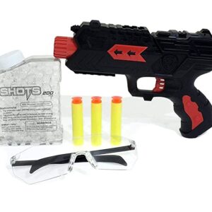 Játék pisztoly zselégolyókkal, tapadókorongos szivacstöltényekkel, és védőszemüveggel (BBJ) - Image 4