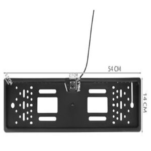 Infravörös tolatókamera állítható dőlésszöggel, rendszámtábla keretbe épített - biztonságos parkolás (BBV) - Image 6