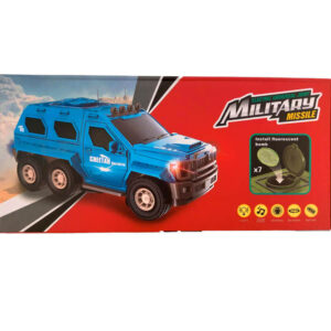 Játék katonai terepjáró ballisztikus rakétával, fény- és hangeffektekkel (BBJ) - Image 4