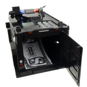 Zenélő, kódolható játék pénzszállító autó, persely - papír + érme tartó (BBV) (BBJ) - Image 3