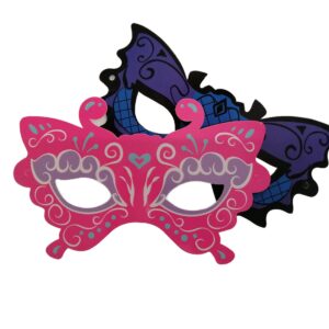 Jelmezbál szett gyermekeknek maszkokkal, glitterrel és arcfestékkel (BBJ) - Image 8