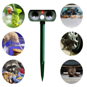 K9 Napelemes mozgásérzékelős állatriasztó - érzékeli a mozgást, majd aktiválja az ultrahangos hangszórót (BBD) (BBV) (BBJH) - Image 3