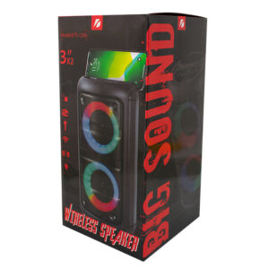 KTS-1296 Bluetooth RGB LED-es akkus hordozható hangszóró (BBV) - Image 5