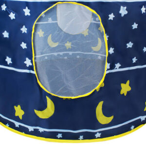 Kék színű varázskastély játszósátor - hordozható, kültérre, beltérre,135x105cm (BBJ) - Image 10