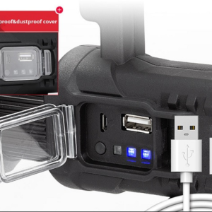 Extra erős akkus LED-es járőrlámpa - vízálló, könnyen hordozható, extra erős fénnyel (BBV) (BBD) - Image 4