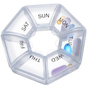 Kerek gyógyszeradagoló doboz heti kiosztással (BBKM) - Image 3