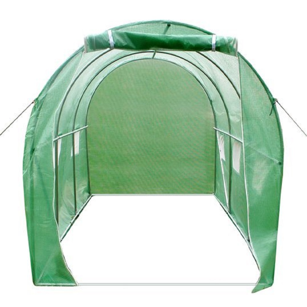 Kerti fóliasátor 3 x 2 x 2 m – UV-, és vízálló, 6 szúnyoghálós ablakkal (BB-1673) (6)
